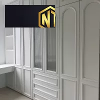 TỦ QUẦN ÁO GỖ MDF PHỦ MELAMINE MẪU 08